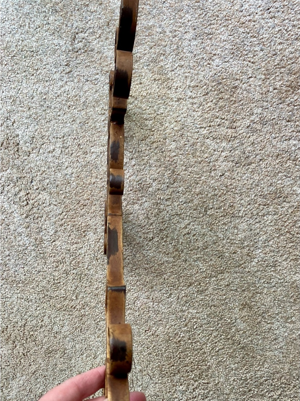 Rustic Metal Cross Wall Decor - Picture 4 of 10